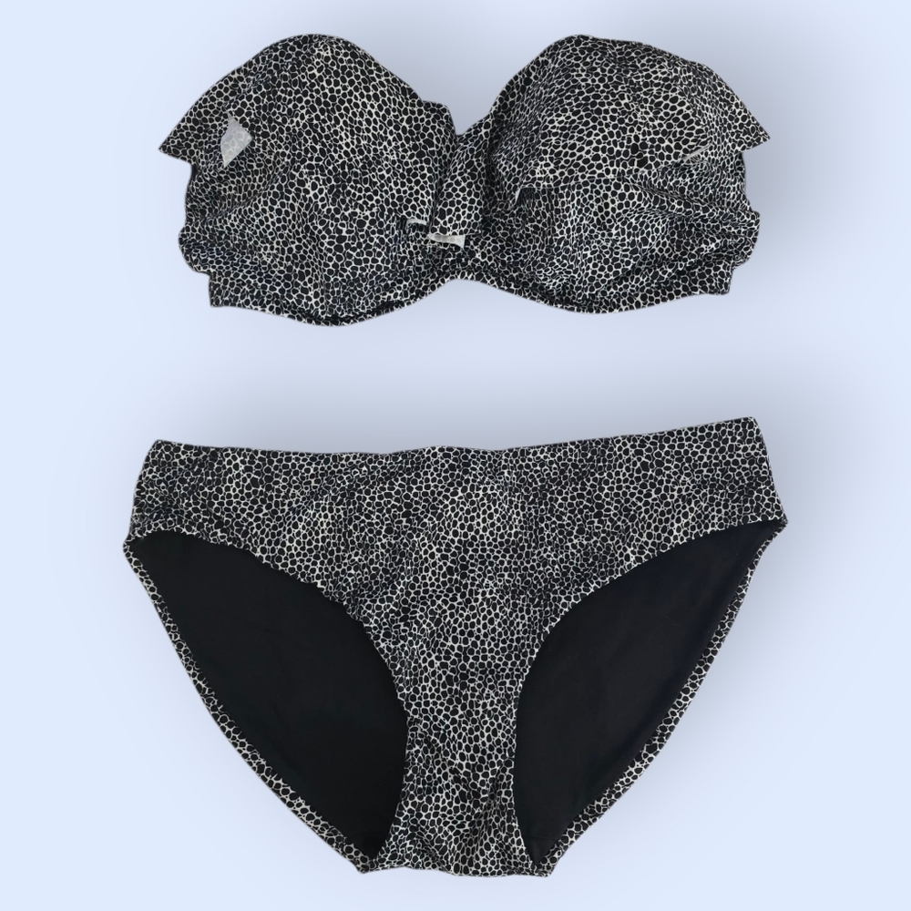 Freya Black and White Bikini Set